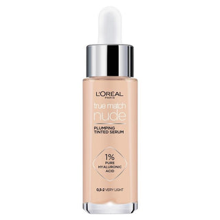 LOréal True Match Nude Plumping Tinted Serum Foundation 0,5-2 Very Light 30ml