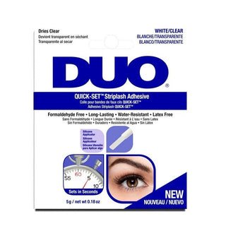 Ardell DUO Quick-Set Brush-On Lash Adhesive Clear 5g - Vivid Glow