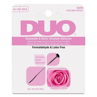 Ardell DUO Rosewater & Biotin Striplash Adhesive - Dark 5 g - Vivid Glow