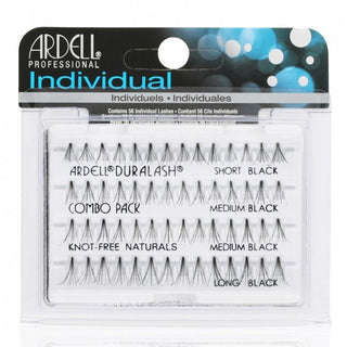 Ardell Individual Duralash Naturals Combo Pack Black - Vivid Glow