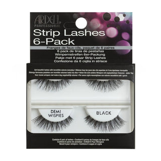 Ardell Professional 6-pack Strip Lashes Demi Wispies - Vivid Glow