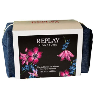 Giftset Replay Signature Woman Edp 100ml + Pochette