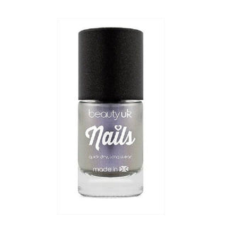 Beauty UK Chrome Nail Polish - Silver - Vivid Glow