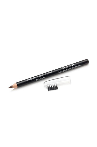 Beauty UK Eyebrow Pencil - Dark Brown - Vivid Glow