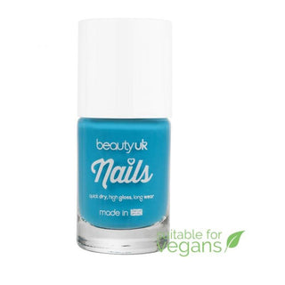 Beauty UK Nail Polish no.13 - Tealed With A Kiss - Vivid Glow