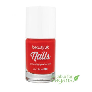 Beauty UK Nail Polish no.15 - Coral Burst - Vivid Glow