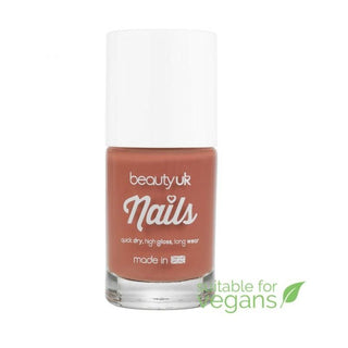 Beauty UK Nail Polish no.4 - Rustic Rose - Vivid Glow