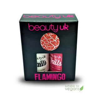 Beauty UK Nails Wild Things - Flamingo 2x11ml - Vivid Glow