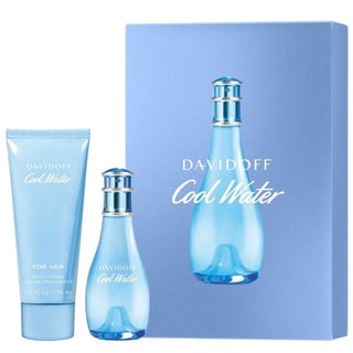 Giftset Davidoff Cool Water Woman Edt 30ml + Body Lotion 75ml