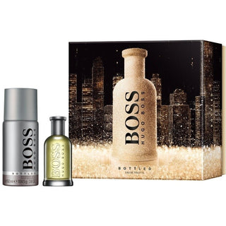 Giftset Hugo Boss Bottled Edt 50ml + Deospray 150ml - Vivid Glow