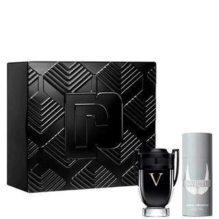 Giftset Paco Rabanne Invictus Victory Edp 100ml + 150ml Deospray - Vivid Glow