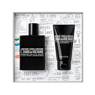 Giftset Zadig & Voltaire This Is Him Edt 50ml + Shower Gel 50ml - Vivid Glow