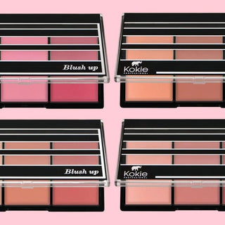 Kokie Blush Up Blush Palette - Blushing - Vivid Glow