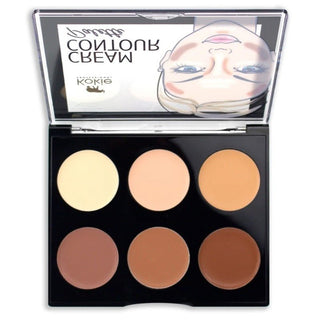 Kokie Cream Contour Palette - Light/Medium - Vivid Glow