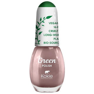 Kokie Green Nail Polish - Coffee Break - Vivid Glow