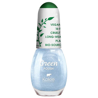 Kokie Green Nail Polish - Glass Slipper - Vivid Glow