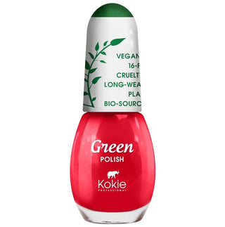 Kokie Green Nail Polish - Rendezvous - Vivid Glow