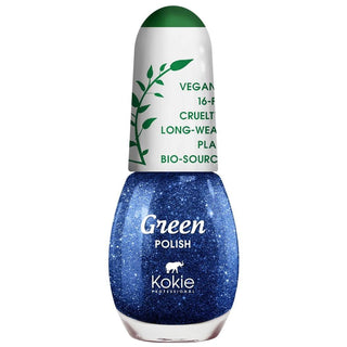 Kokie Green Nail Polish - Skinny Dip - Vivid Glow