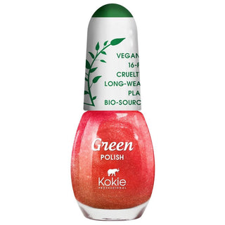 Kokie Green Nail Polish - Tan Line - Vivid Glow