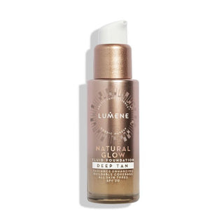 Lumene Natural Glow Fluid Foundation Spf20 Deep Tan 30ml - Vivid Glow