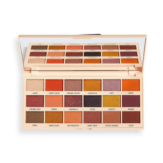 Makeup Revolution Chocolate Palette - Caramel Nudes - Vivid Glow