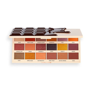 Makeup Revolution Chocolate Palette - Caramel Nudes - Vivid Glow