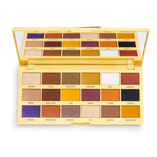 Makeup Revolution Chocolate Palette - Creme Brulee - Vivid Glow