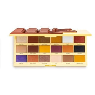 Makeup Revolution Chocolate Palette - Creme Brulee - Vivid Glow