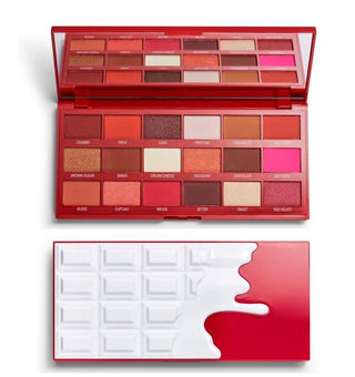 Makeup Revolution Chocolate Palette - Red Velvet - Vivid Glow