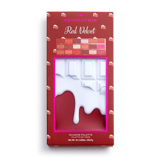 Makeup Revolution Chocolate Palette - Red Velvet - Vivid Glow