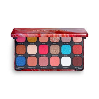 Makeup Revolution Eyeshadowpalette Forever Flawless - Flamboyance - Vivid Glow