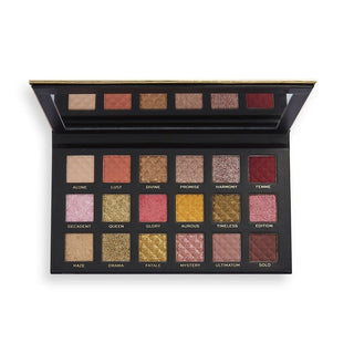 Makeup Revolution PRO Rockstar Shadow Palette Noir Edition - Vivid Glow