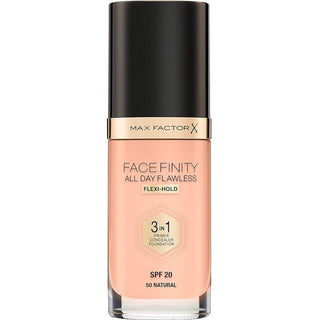 Max Factor Facefinity 3 In 1 Foundation 50 Natural - Vivid Glow