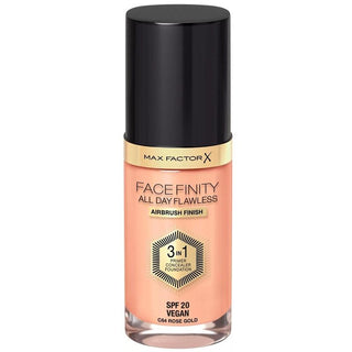 Max Factor Facefinity 3 In 1 Foundation 64 Rose Gold - Vivid Glow