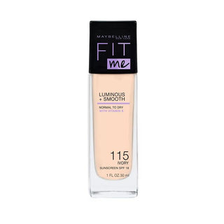 Maybelline Fit Me Luminous + Smooth Foundation - 115 Ivory - Vivid Glow