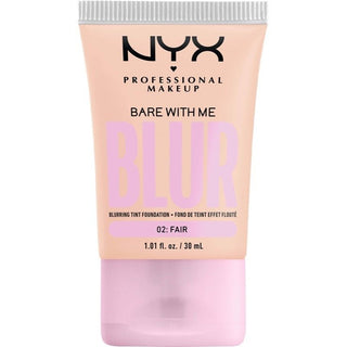 NYX PROF. MAKEUP Bare With Me Blur Tint Foundation 30ml 02 Fair - Vivid Glow