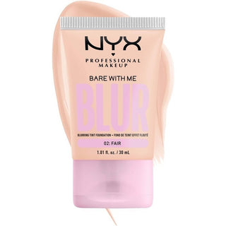 NYX PROF. MAKEUP Bare With Me Blur Tint Foundation 30ml 02 Fair - Vivid Glow