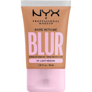 NYX PROF. MAKEUP Bare With Me Blur Tint Foundation 30ml 09 Light Medium - Vivid Glow