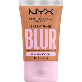 NYX PROF. MAKEUP Bare With Me Blur Tint Foundation 30ml 11 Medium Neutral - Vivid Glow