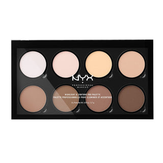 NYX PROF. MAKEUP Highlight & Contour Pro Palette - Vivid Glow