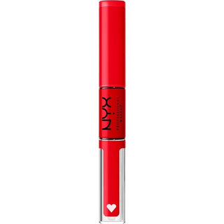 NYX PROF. MAKEUP Shine Loud Pro Pigment Lip Shine - Rebel In Red - Vivid Glow