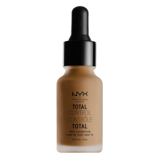 NYX PROF. MAKEUP Total Control Drop Foundation - Deep Sable 13ml - Vivid Glow