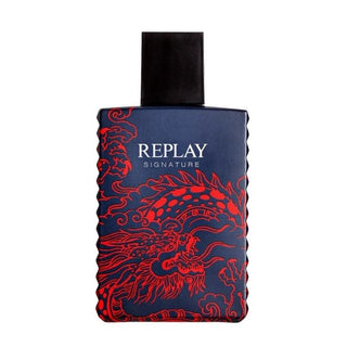 Replay Signature Red Dragon For Man Edt 100ml - Vivid Glow