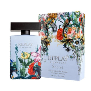 Replay Signature Secret For Woman Edt 100ml - Vivid Glow