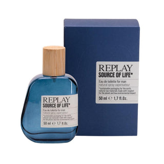 Replay Source Of Life Man Edt 50ml - Vivid Glow