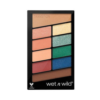 Wet n Wild Color Icon 10-Pan Eyeshadow Palette - Stop Playing Safe - Vivid Glow