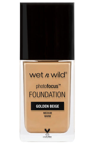 Wet n Wild Photo Focus Foundation Golden Beige 30ml - Vivid Glow